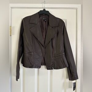 Brown INC jacket, size small